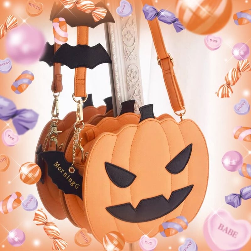 morning-glory】ハロウィンかぼちゃんショルダーバッグ | はれあめ