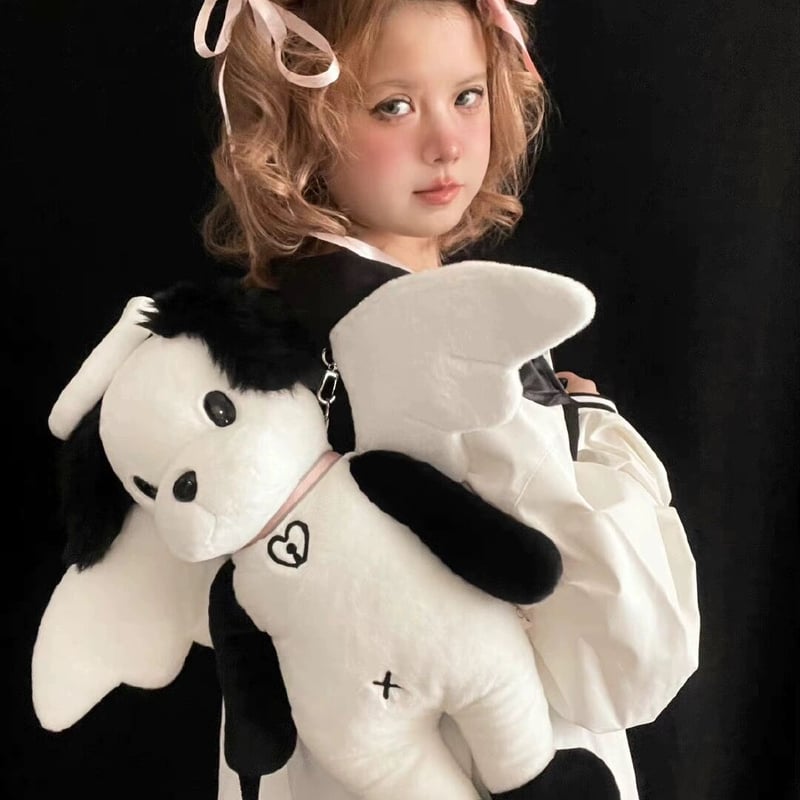 ANGEL dog ぬいぐるみのリュックサック ANGEL dog ぬいぐるみのリュックサック