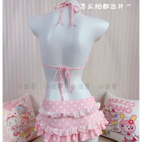 【小亚哥】さくらんぼみるくビキニ
