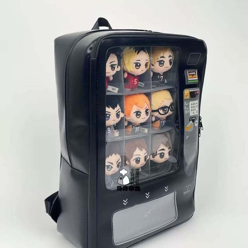 卟卟杂鱼　正規品　自販機型リュック　黒　痛バ　痛リュック 卟卟杂鱼】大容量！！自販機型痛リュック【2色】 | はれあめ