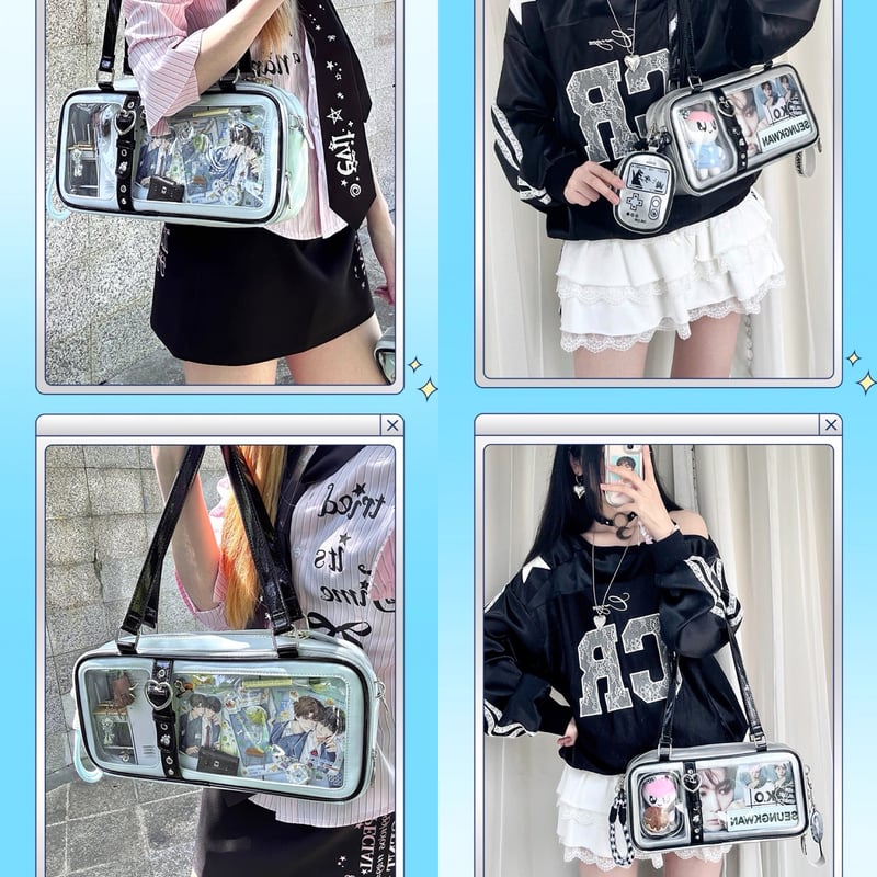 DRDR】○✗ゲーム痛バッグ【5色】 | はれあめ