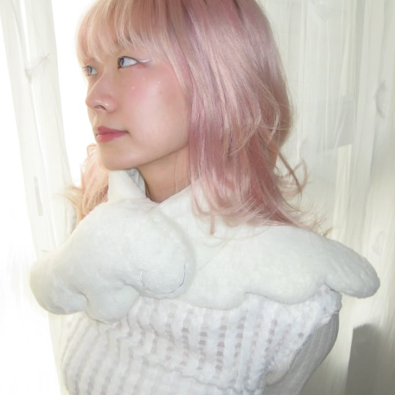 清脆小溪】天使の羽根マフラー | はれあめ