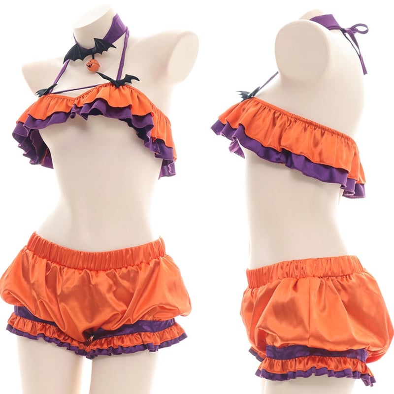 在庫限りで販売終了】ハロウィンかぼちゃパンツビキニ | はれあめ