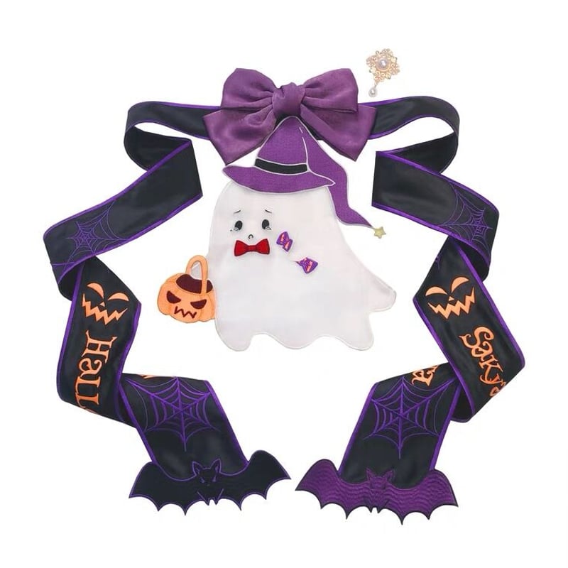 时之砂Lolita】ハロウィンおばけマルチエプロン | はれあめ