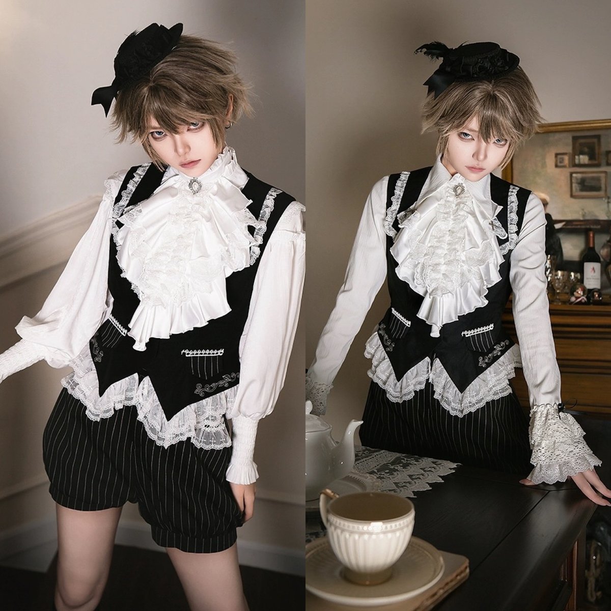 お取り寄せ】【withpuji】NightPartyメイド/主人フルセット | は お取り寄せ】【withpuji】NightPartyメイド/主人フルセット | は