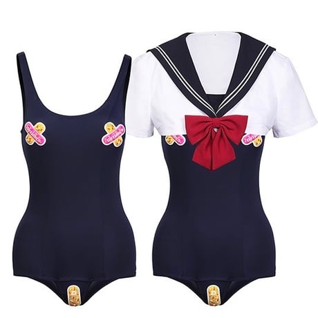 【お取り寄せ】【得体社】二次元ばんそこスク水