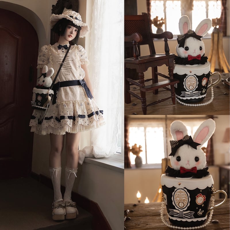 お取り寄せ】【YuniFairy】ティーカップうさぎポシェット【5色 お取り寄せ】【YuniFairy】ティーカップうさぎポシェット【5色