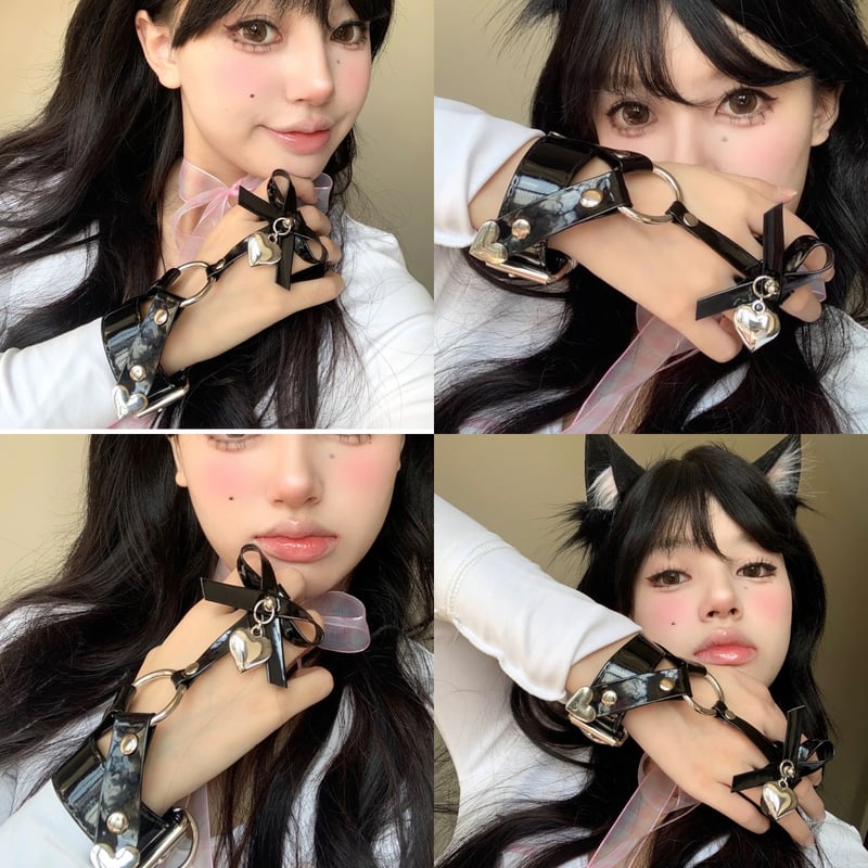 シルバーはお取り寄せ】【02号夢莉控】リボンハンドハーネス1対 シルバーはお取り寄せ】【02号夢莉控】リボンハンドハーネス1対