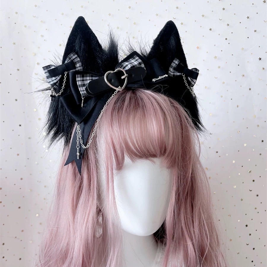 ヘアアクセサリー skatingmam 白鯨】アイドルキャットヘアアクセサリー | はれあめ