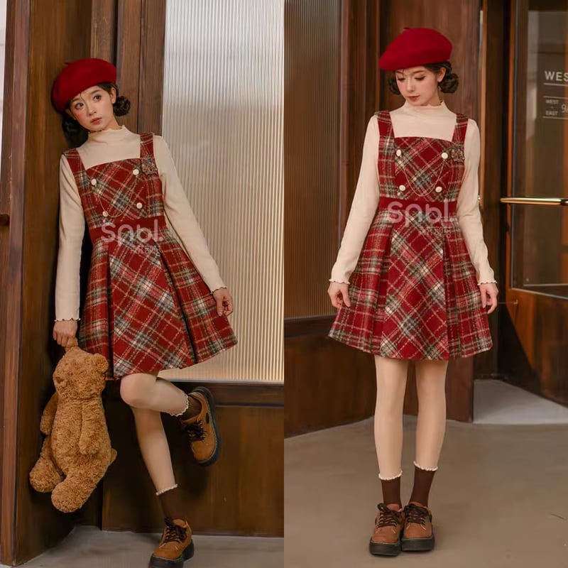 【出品7/11迄】morphose タータンチェックシャーリングJSK タータンチェックフリルジャケット(Toddler) – Shirley Temple