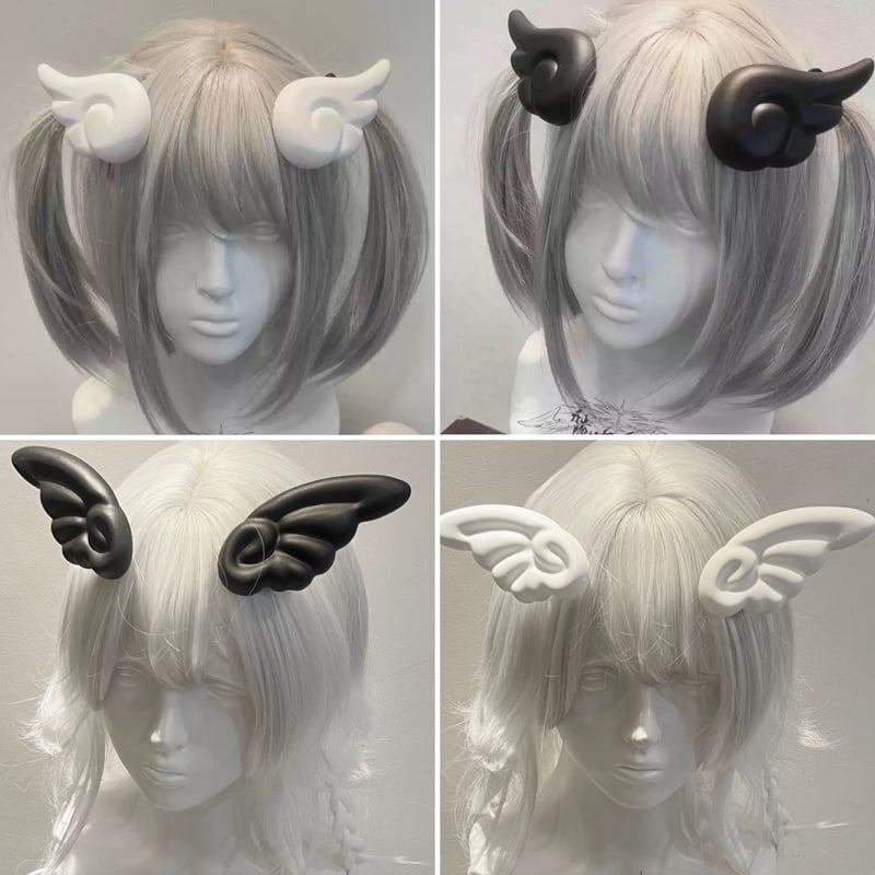 お取り寄せ】【堕落天使】天使の羽根ヘアピン【2種類】 | はれあめ