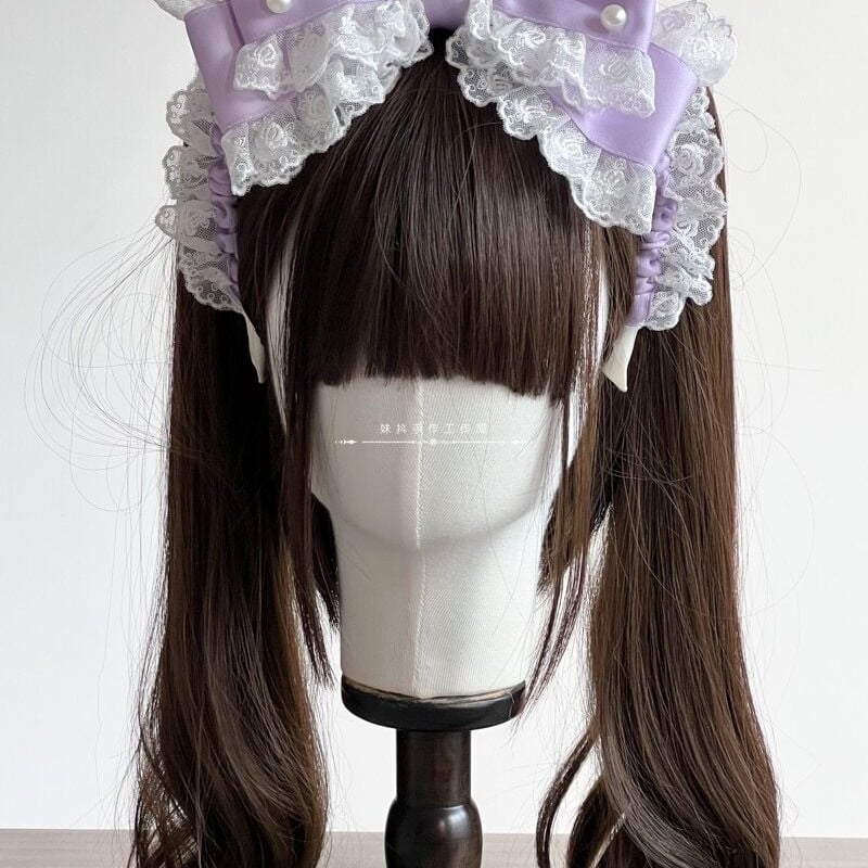 お取り寄せ】真珠姫リボンカチューシャ【6色】 | はれあめ