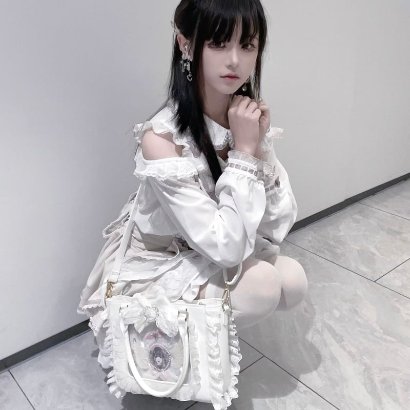 故障天使】地雷系フリル痛バッグ【2色】 | はれあめ