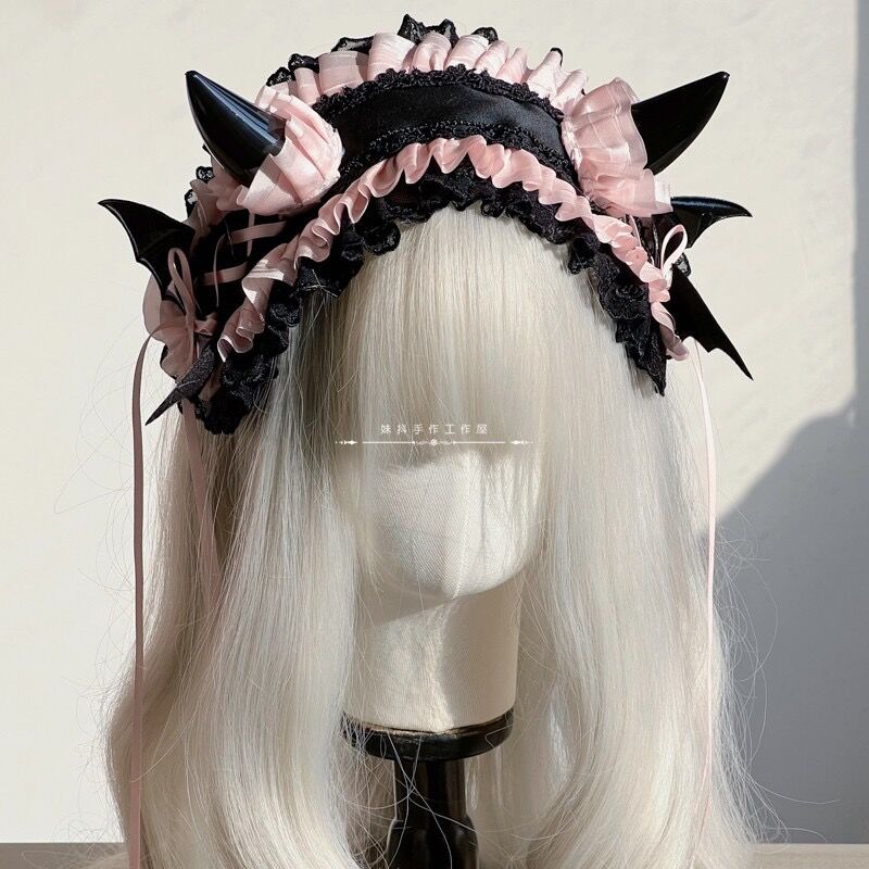 儚骸ヘッドドレス【Gray】 ♡ DimMoire 儚骸ヘッドドレス Gray - メルカリ