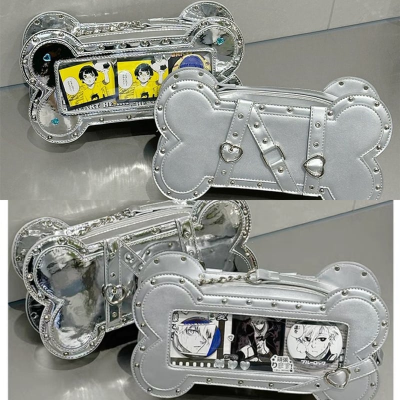 御影密 痛バ Amazon | [Luaex] 痛バッグ 痛バ クロコ 【2WAY 推し活 バッグ