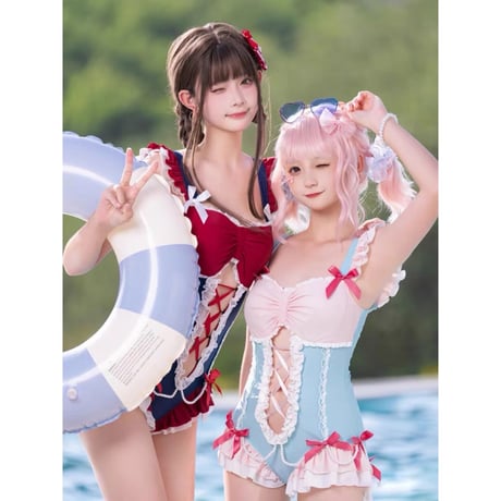 【一部お取り寄せ】【十字銀河制服】プリンセスホリデースイムウェア【2色】
