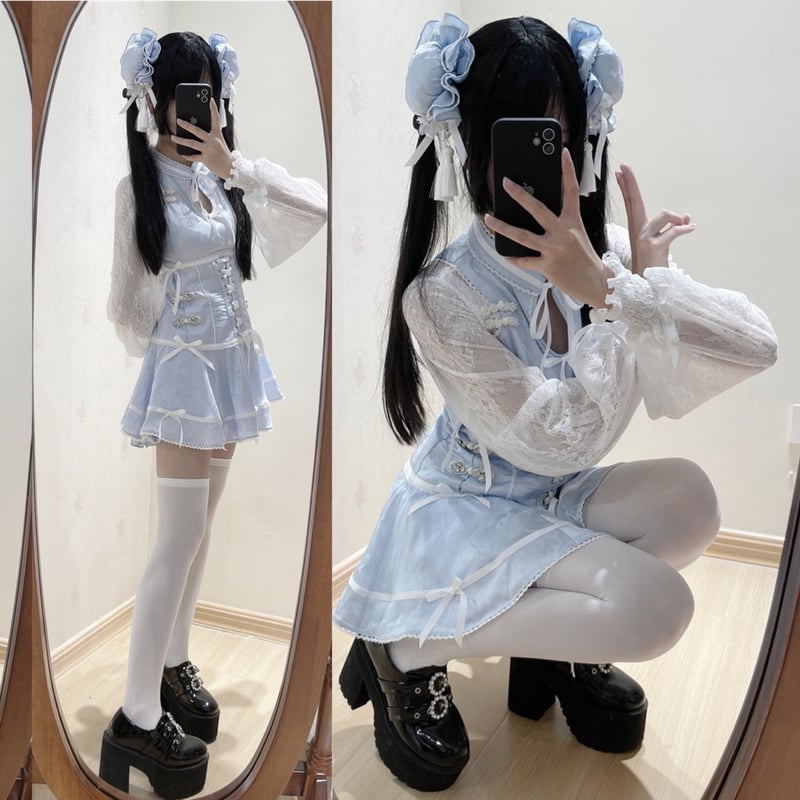 お取り寄せ】【升中味 】量産サブカル中国娘々チャイナセットアップ