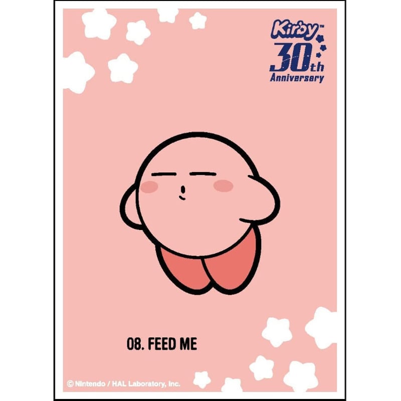 星のカービィ　30周年記念スリーブ　全7種セット 星のカービィ 30th キャラクタースリーブ たびのわかもの (EN