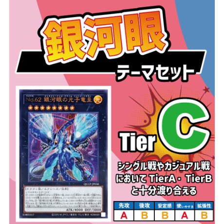 ◆遊戯王OCG　銀河眼 デッキ・メインパーツセット (2024年7月更新)