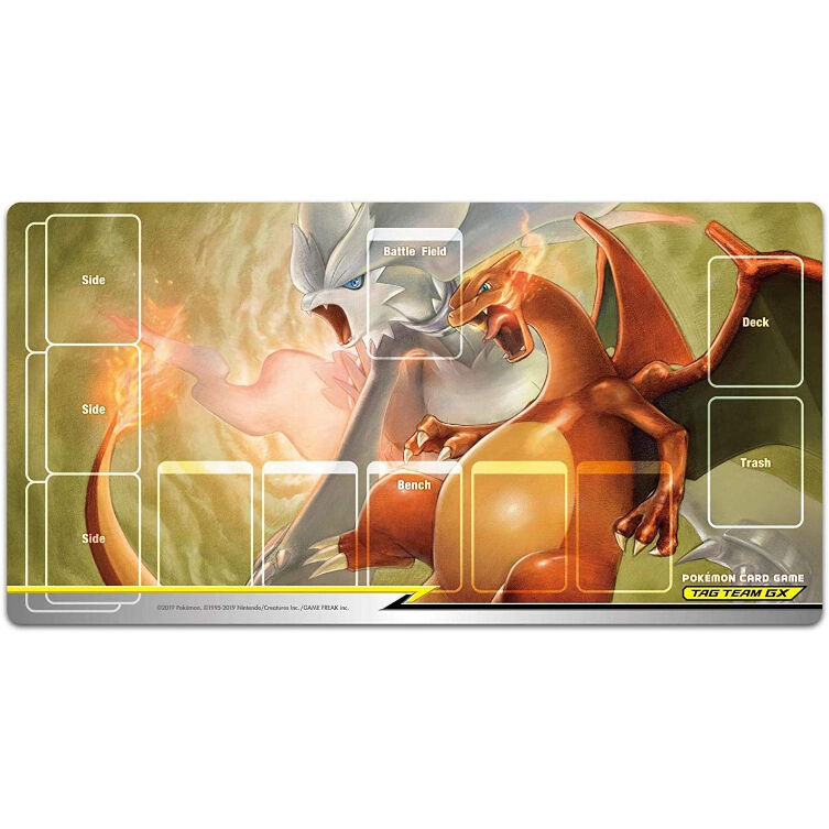 ☆ポケモンカードゲーム ラバープレイマット レシラム&リザードン TAG