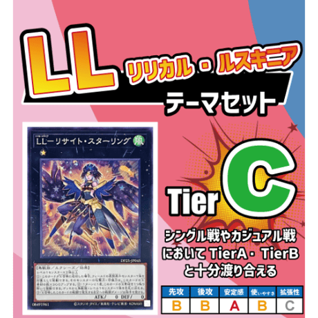 ◆ 遊戯王OCG　LL（リリカル・ルスキニア）デッキ ・メインパーツセット