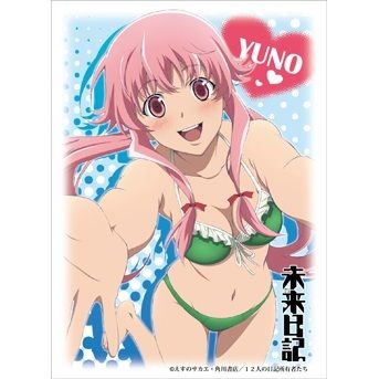 未来日記　スリーブ　我妻由乃 未来日記『我妻由乃』カードスリーブ - メルカリ
