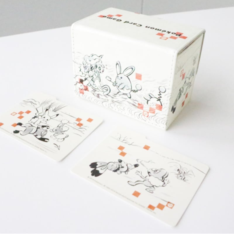 🔳ポケモンカードゲーム フリップデッキケース ぽけもん戯画