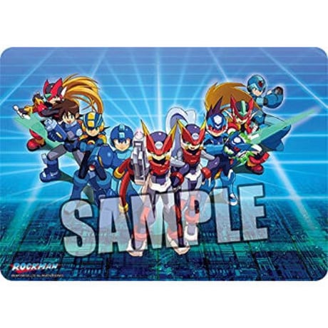 ★キャラクター万能ラバーマット ロックマン「ビクトリー」
