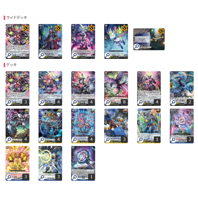 ☆ヴァンガードスタンダード用オリジナル構築済みデッキ