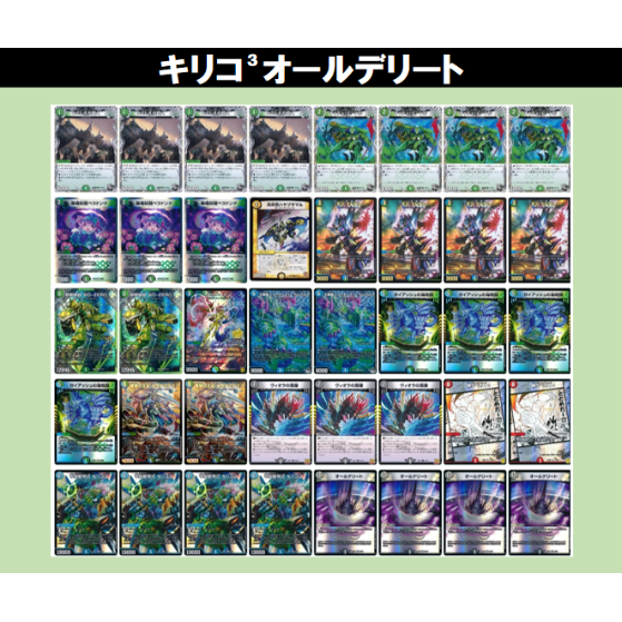 ◇DMデッキ販売 「キリコ オールデリート」 | Duel Portal ONLINE STORE