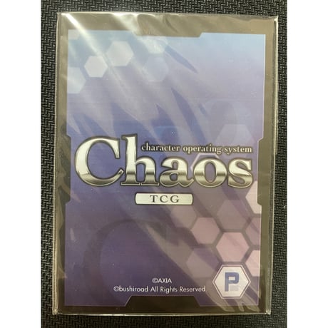 ChaosTCG【ロゴ P】スリーブ5枚セット