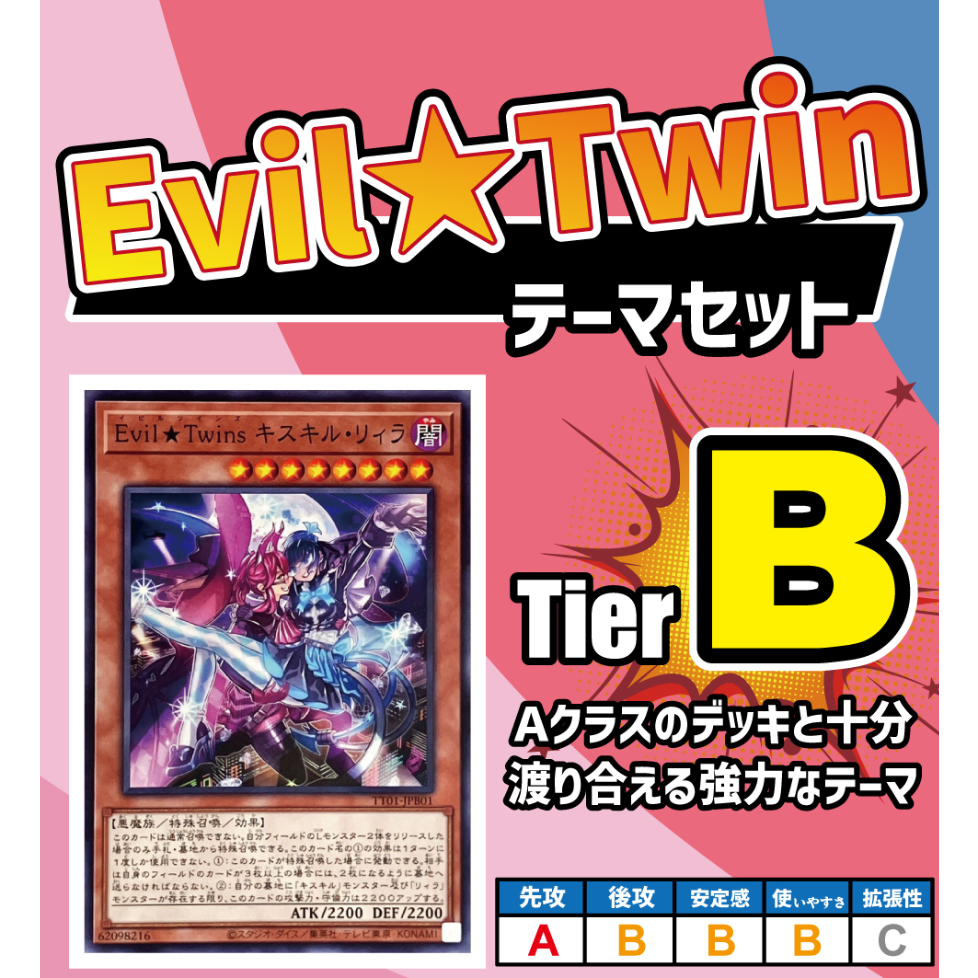 ◇遊戯王OCG Evil☆Twin（イビルツイン） デッキ・メインパーツセット