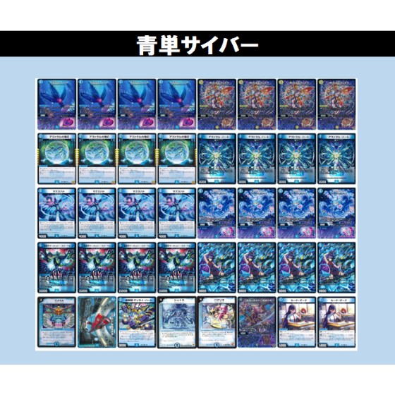 ◇DMデッキ販売 「青単サイバー」 | Duel Portal ONLINE STORE