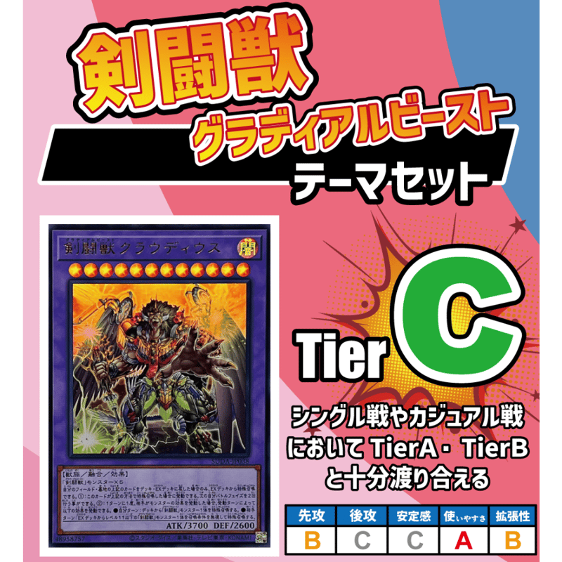 【最新型】剣闘獣 構築済みデッキ【グラディアルビースト本格構築】 遊戯王 剣闘獣 グラディアルビースト デッキ 本格構築 EX完備