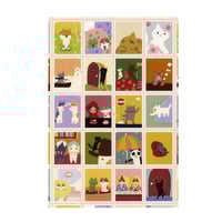 ポストカード「stamps」
