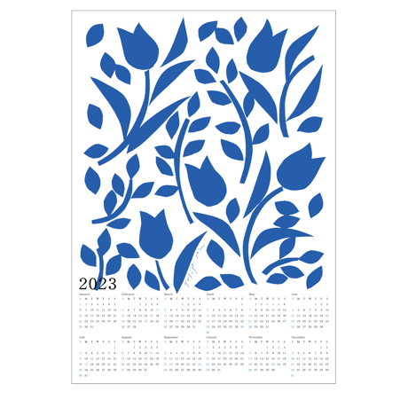 2023年版ポスターカレンダー/ Tulip AO