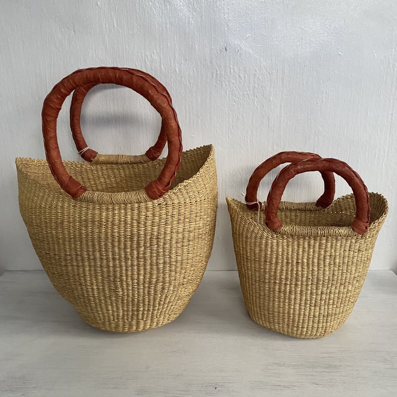 ブルキナファソ 丸底カゴバッグ M ＊送料込み | PORTRIVER MARKET 