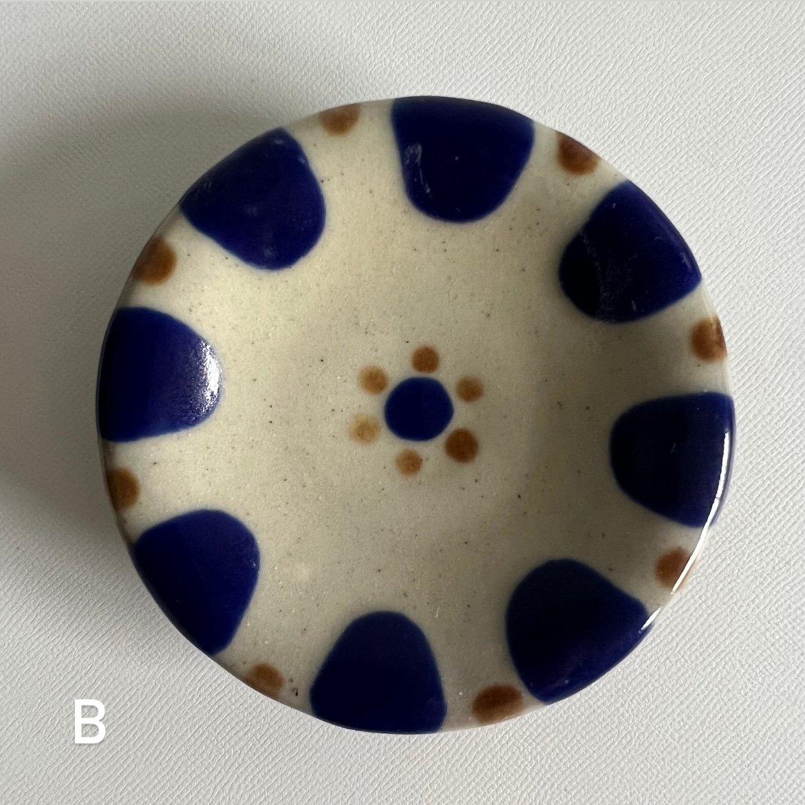 【未使用】ノモ陶器製作所 やちむん ３寸皿 ６枚セット　オーグスヤー　豆皿 7寸皿｜オーグスヤー｜ 陶器｜ ノモ陶器製作所｜ やちむん｜和