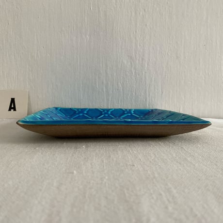 一翠窯 正方皿 大