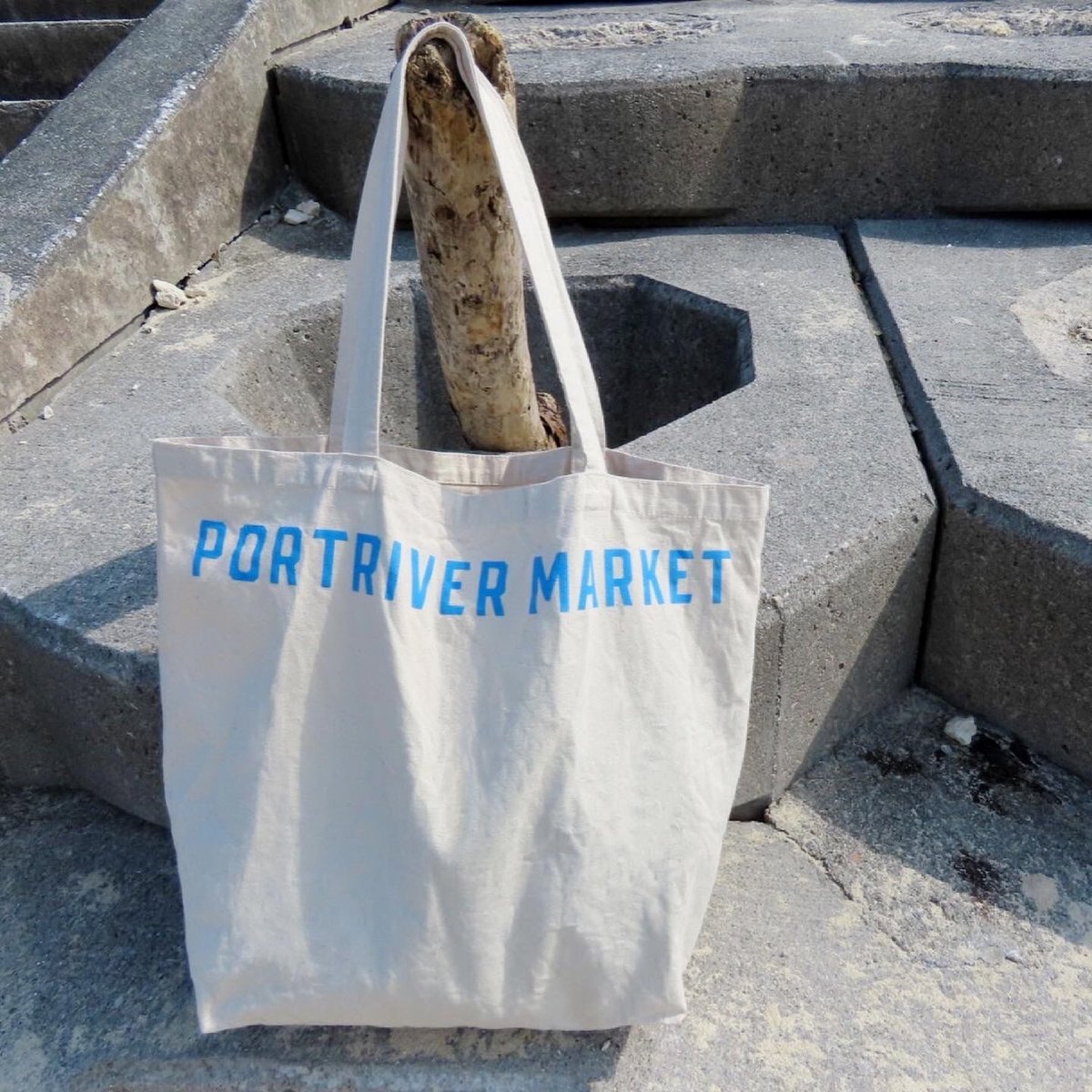 オリジナルトートバッグ（ブルー＆レッド） | PORTRIVER MARKET
