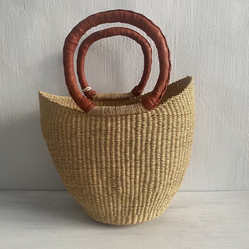 ブルキナファソ 丸底カゴバッグ M ＊送料込み | PORTRIVER MARKET 