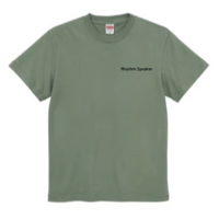 ワンポイント刺繍『Rhythmspeaker』 8.8オンス超厚手Tシャツ　※カラーのご指定は、購入後メッセージにて