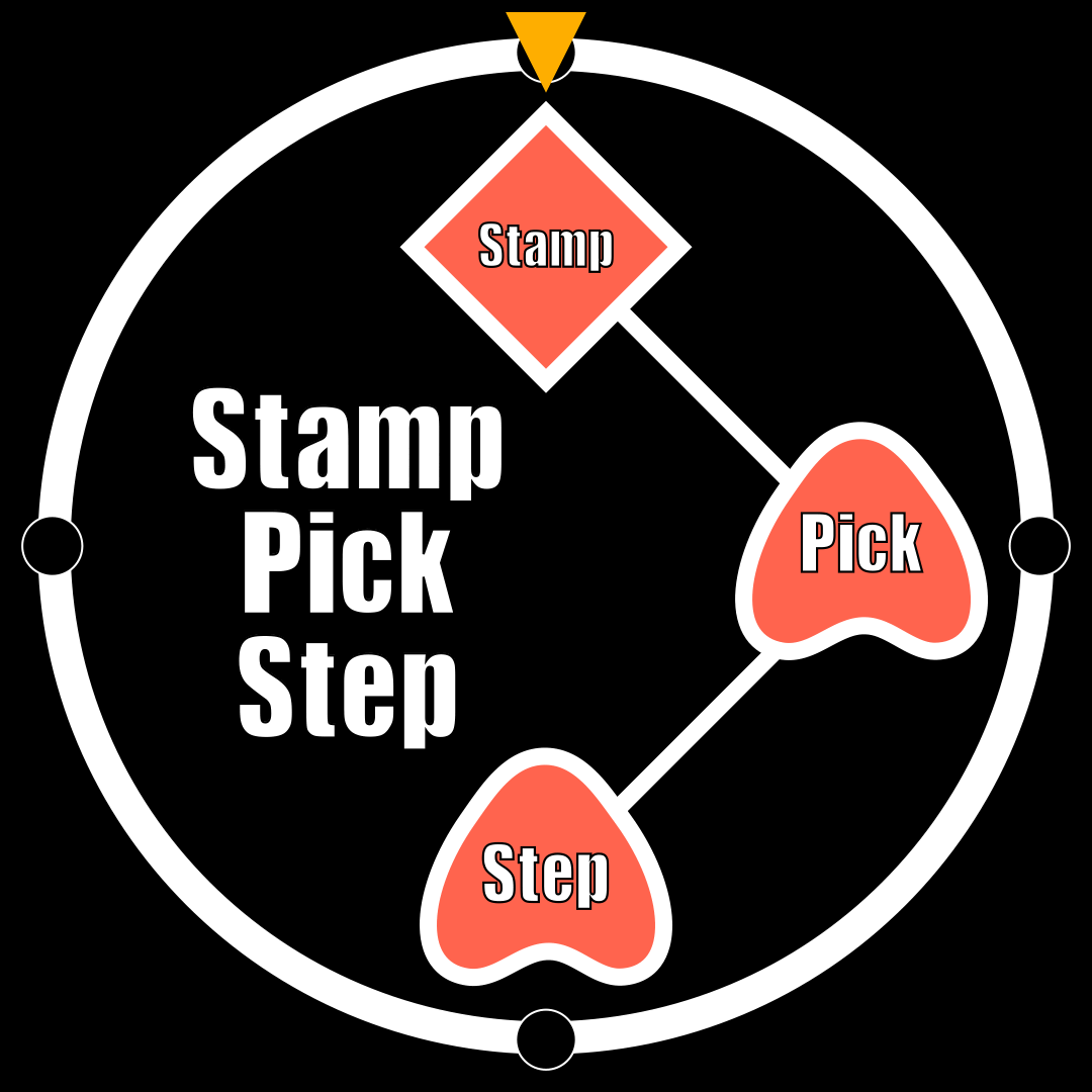 Step Lv.１−７『Stamp Pick Step（スタンプ・ピック・ステップ）』