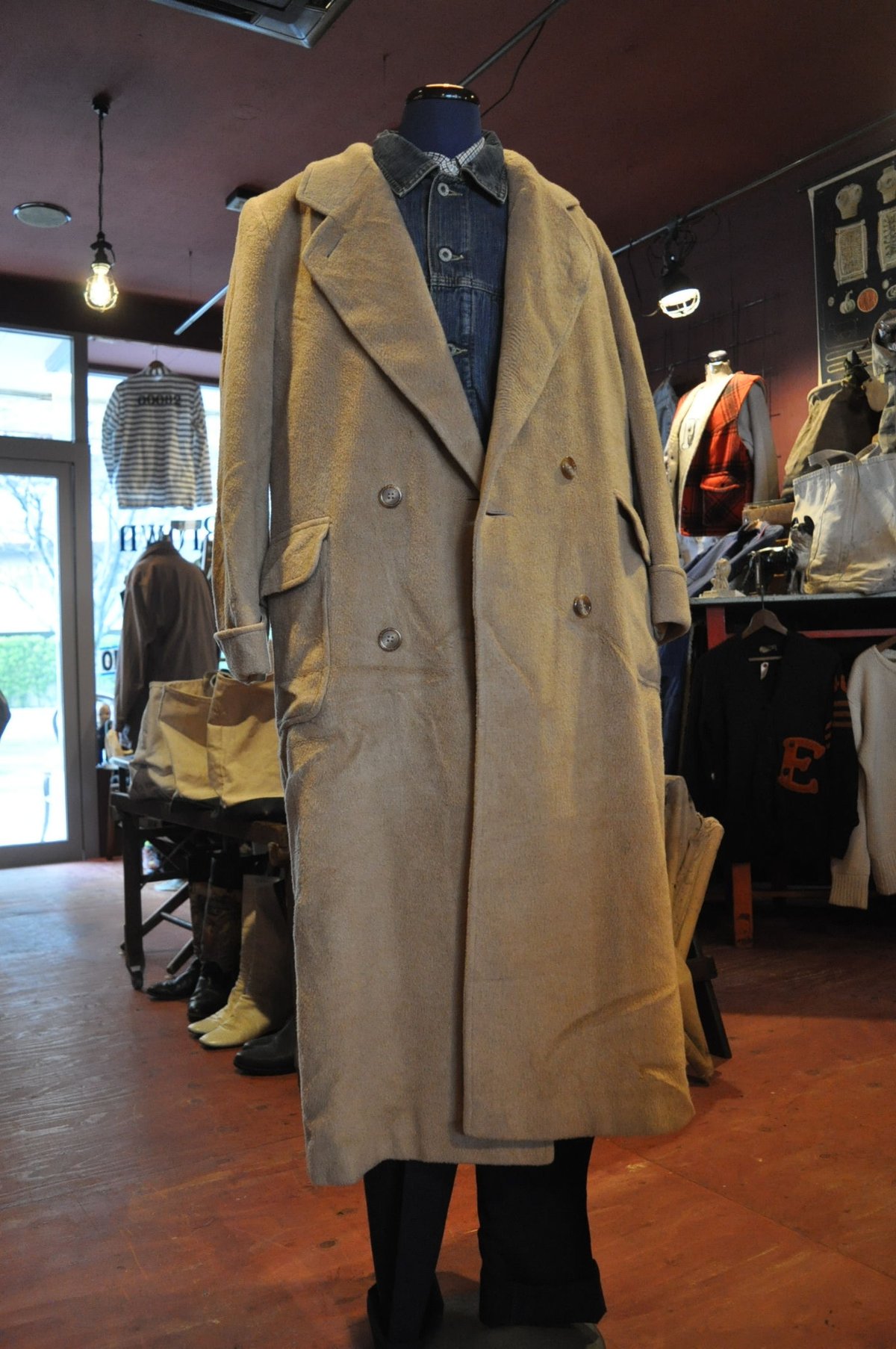 Marvin richards wool coat on sale