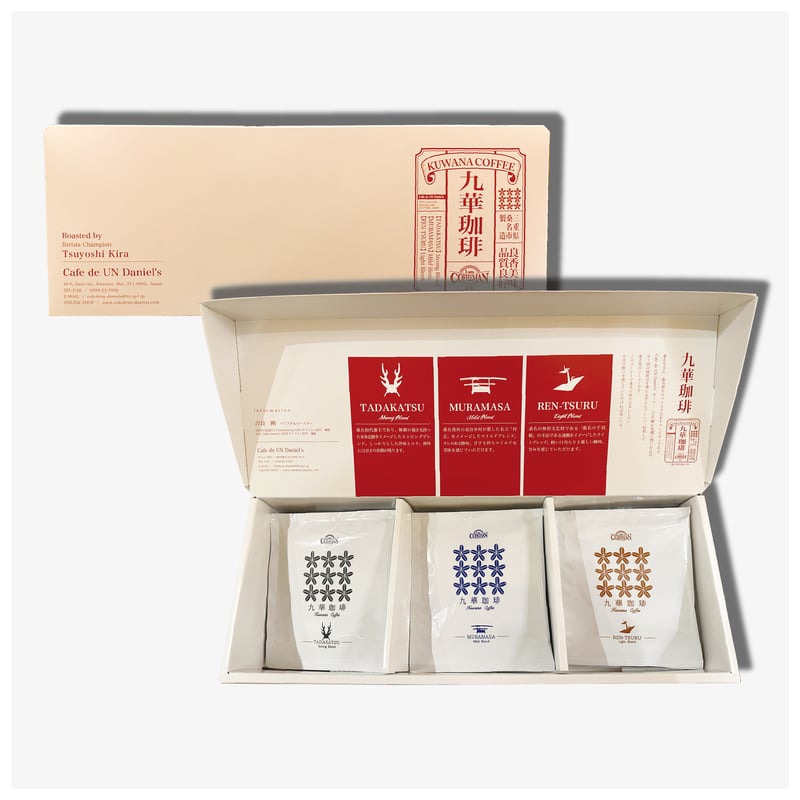 ギフト】九華珈琲ディップスタイル18個入(3種×6P) | Cafe de UN Daniel's