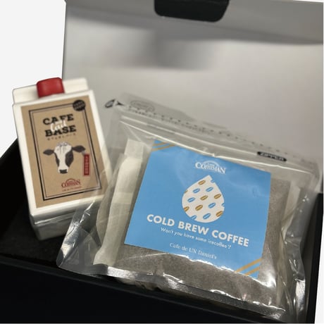 【ギフト】水出しコーヒーパック70g×3袋+カフェオレベース500ml