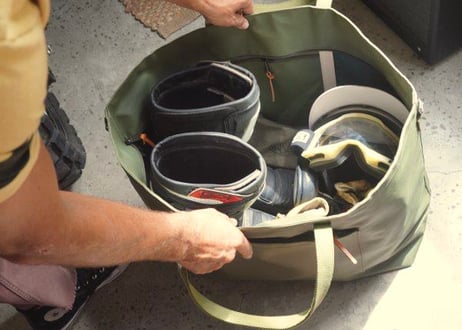 Durable tent tote