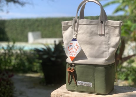 Wasabi Beer cooler canvas tote & Container
