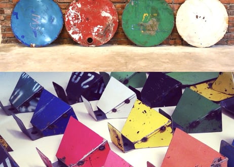 Drum Megaphone One-off / No.002 < Blue >