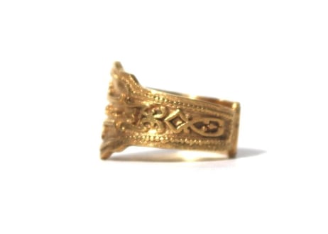 "Cigar ring" Gold ring / Smoker